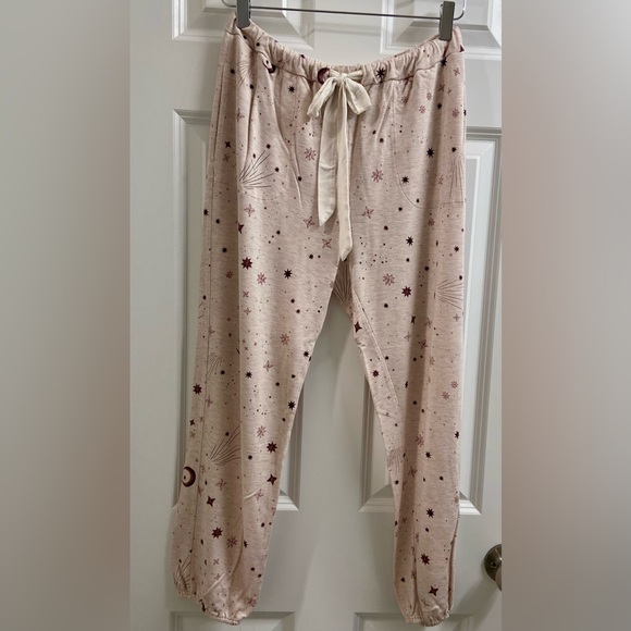 SOMA Women's Sunday Shooting Star Small LS Pajama Set Loungewear Celestial PJ - Picture 7 of 13